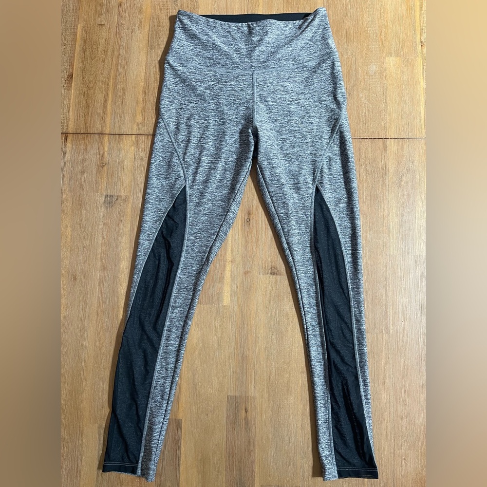 Pink by Victoria’s Secret Gray and Black Mesh High Waisted Leggings size M
